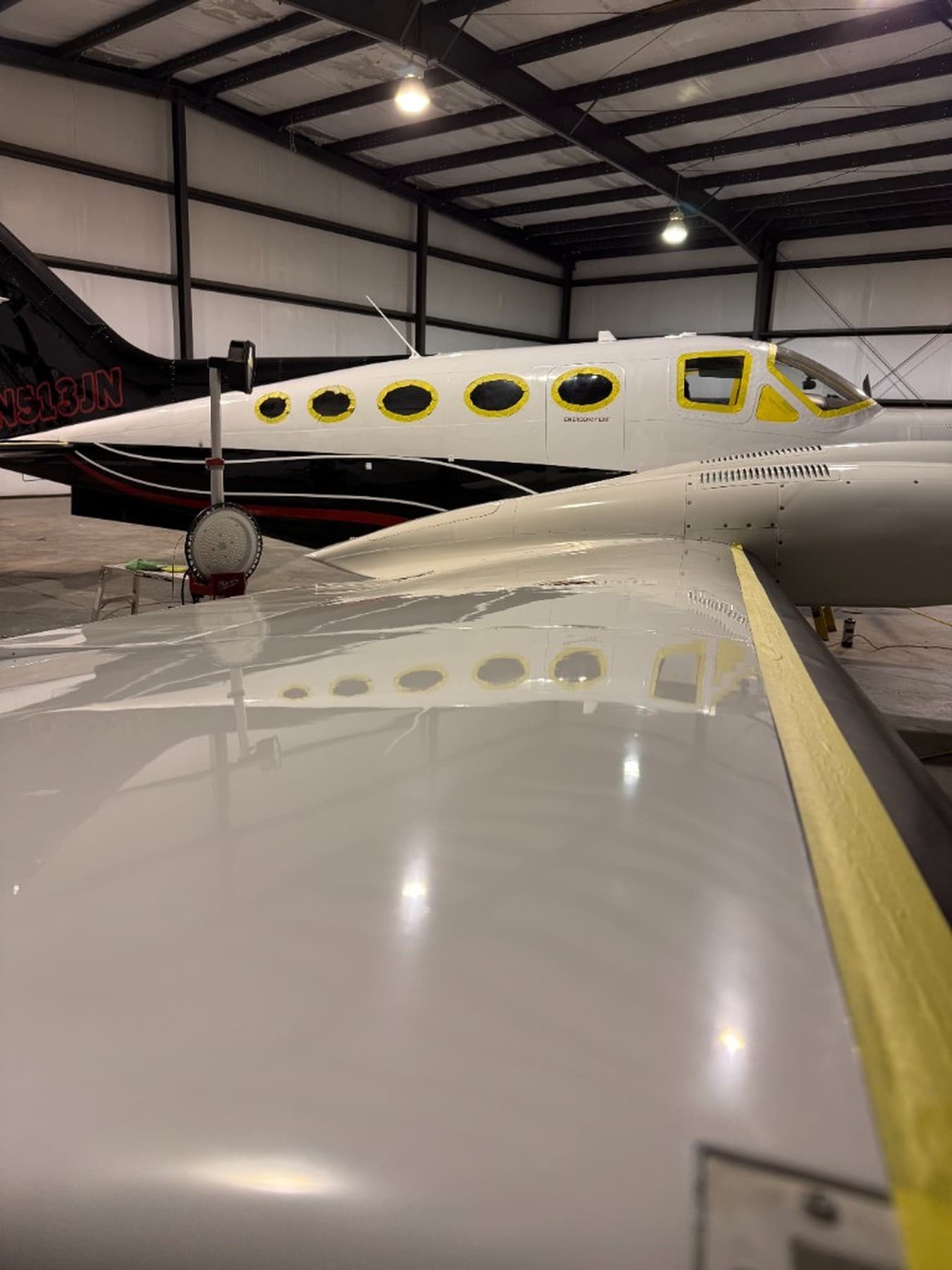 Mirror finish aircraft detailing